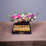 flower and sweet acrylic